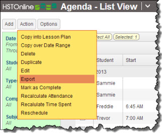 agenda