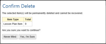 delete